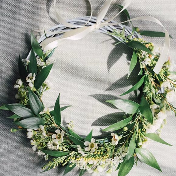 (7/$25) 2 small wicker wreaths BNIP - Picture 4 of 6